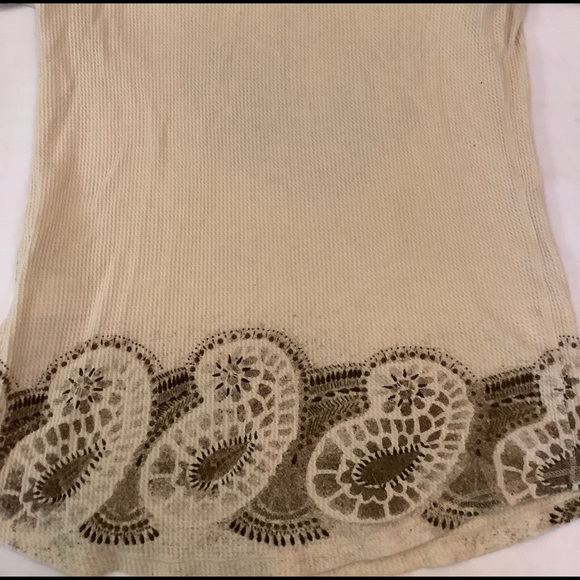 Lucky Brand Thermal Sweater Top Boho M - Picture 4 of 4